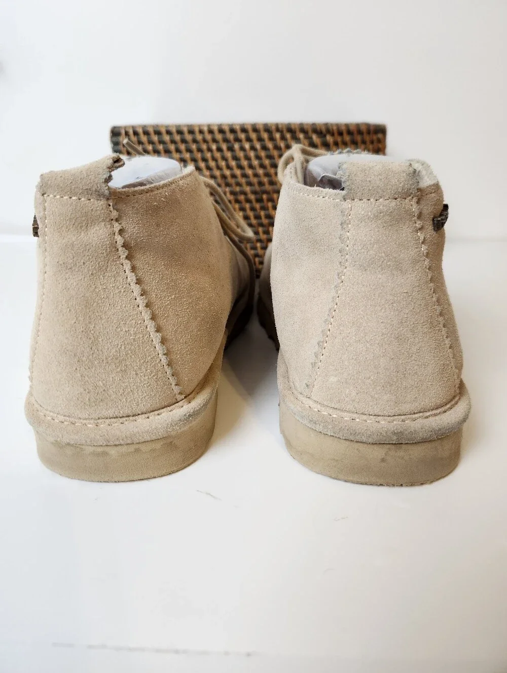 Bear Paw Skye Cow Suede Leather Wool Blend Lining Warm Sheepskin  Outdoor Boots